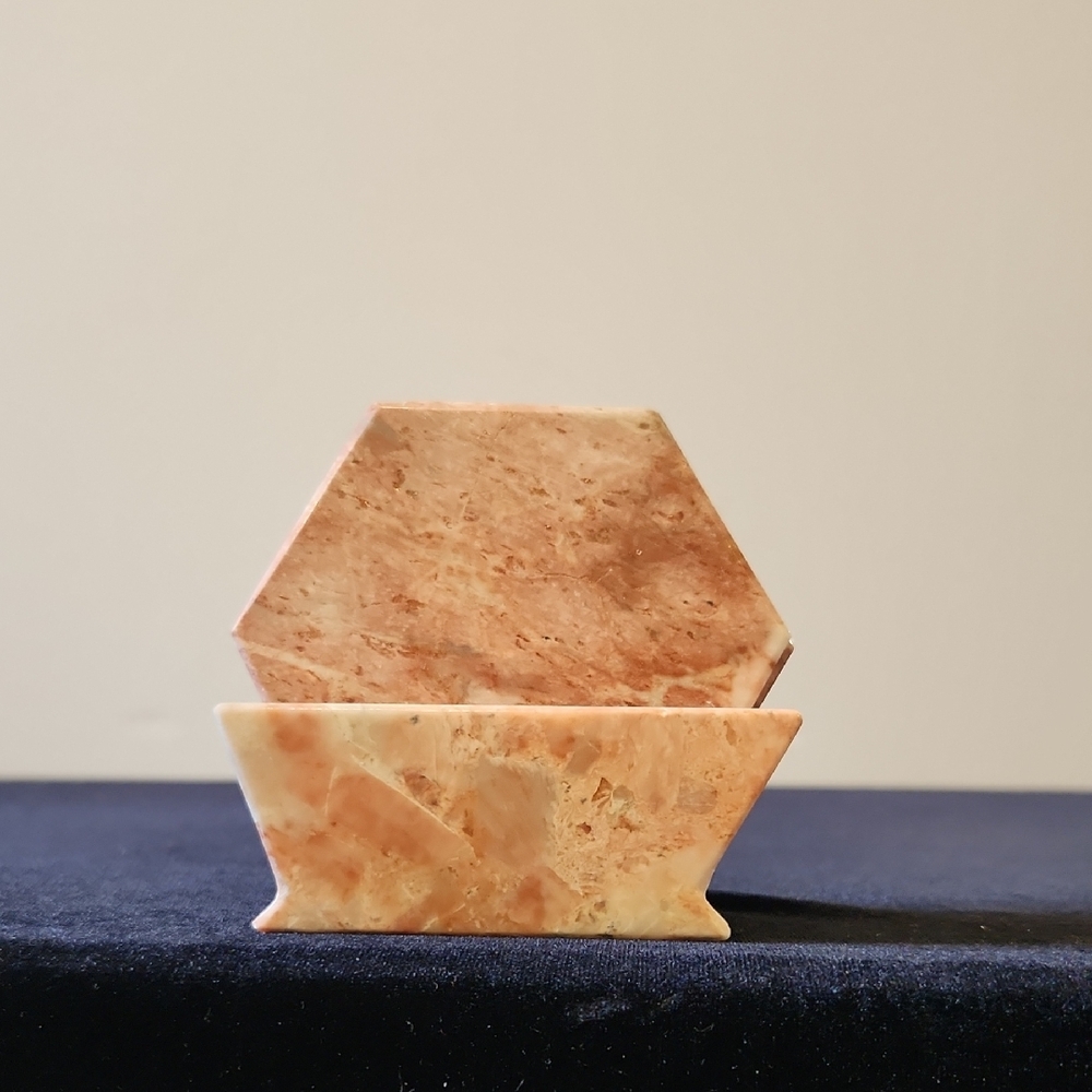 Mexican Hexagonal Marble Coasters
